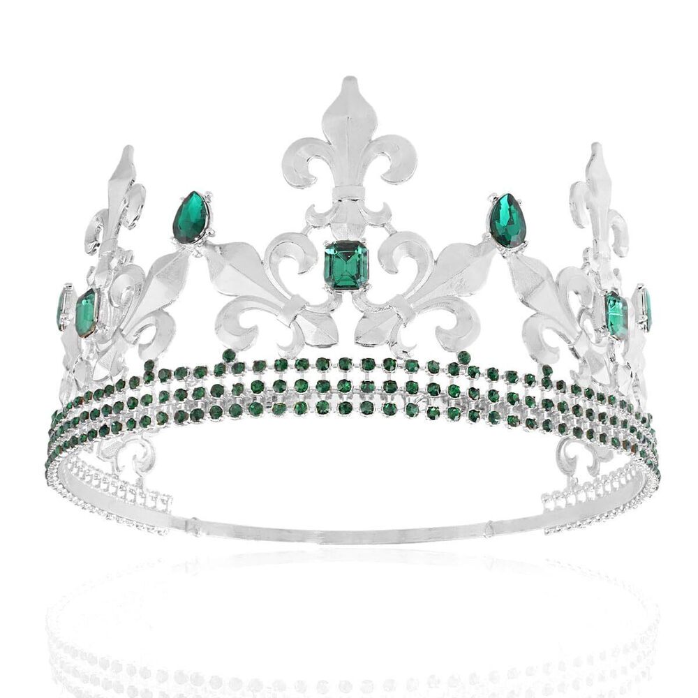 3840 Royal King Crown Metal Prince Crowns Tiaras Full Round